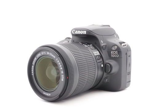 Canon EOS 100D Digitalkamera + EF-S 18-55mm IS STM Spiegelreflex – Refurbished