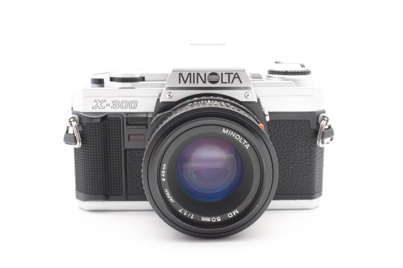 Minolta X-300 Kamera + 50mm Objektiv analoge Spiegelreflexkamera SLR - Gewartet