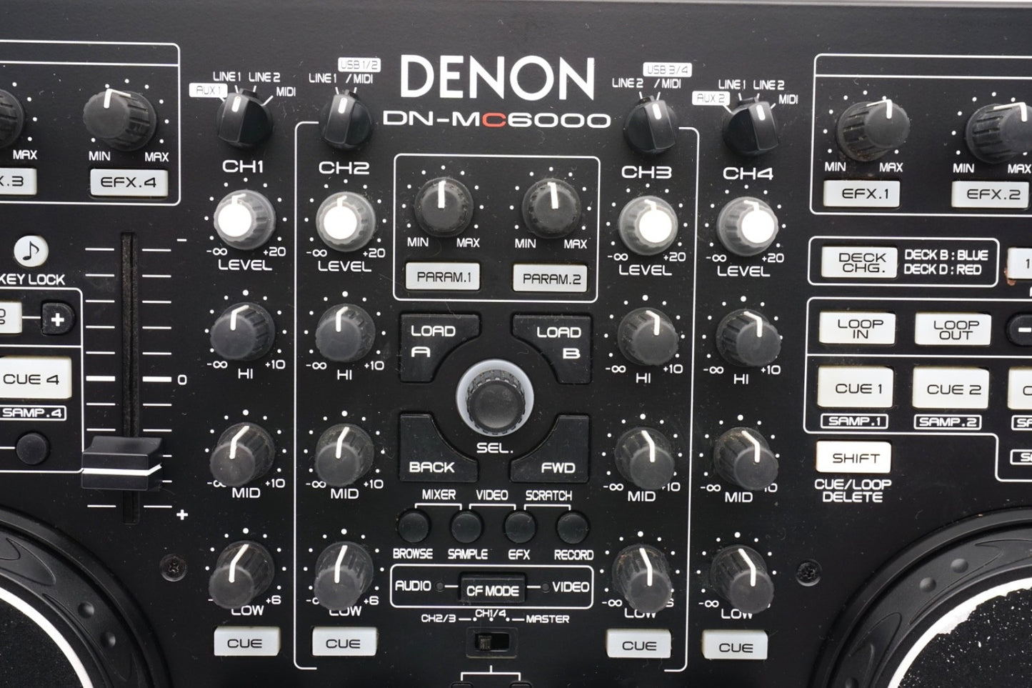 Denon DN-MC6000 DJ Controller USB MIDI 4-Kanal Mixer – Refurbished