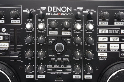 Denon DN-MC6000 DJ Controller USB MIDI 4-Kanal Mixer – Refurbished