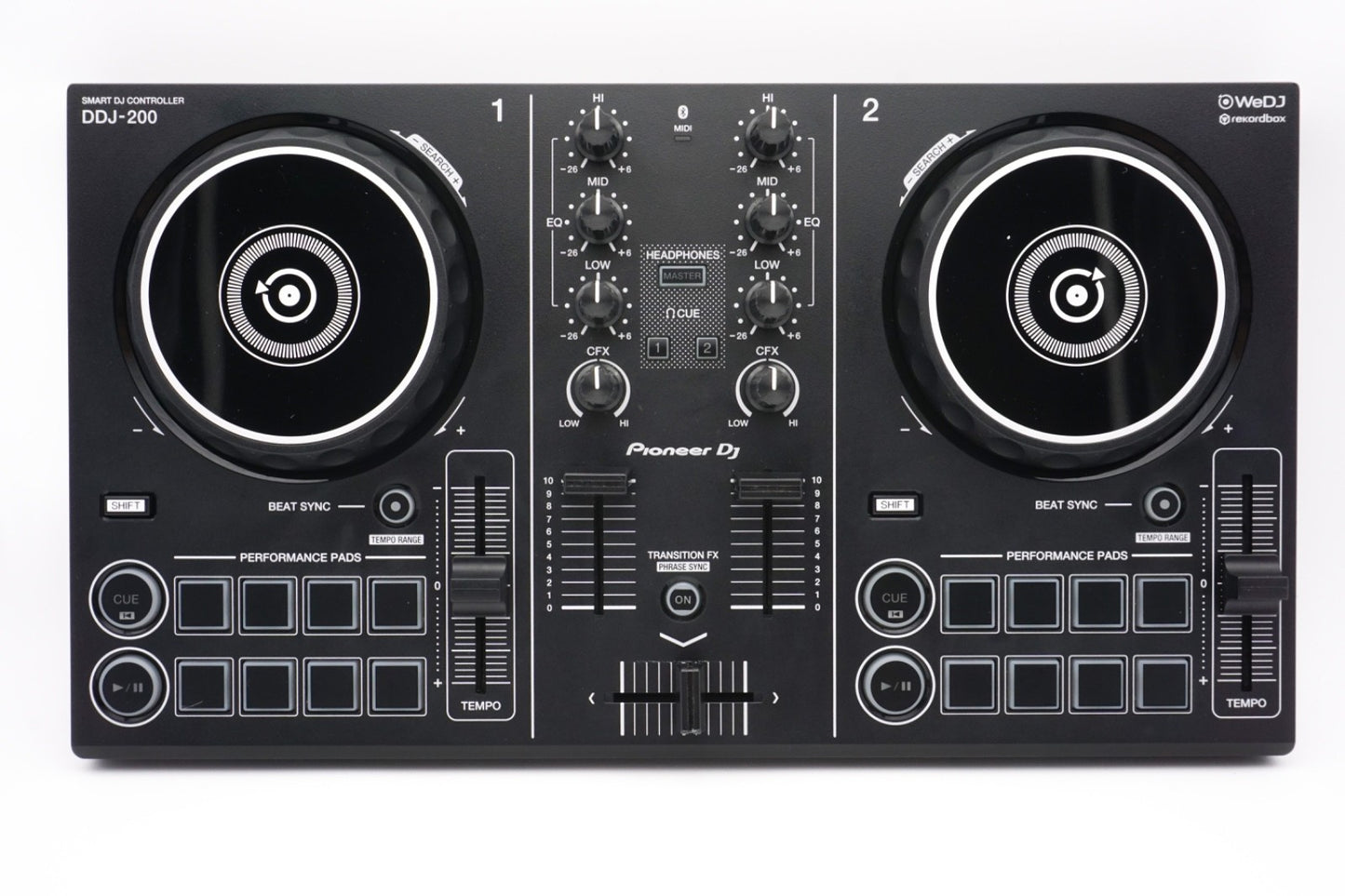 Pioneer DDJ-200 Smart DJ Controller 2-Deck Mischpult USB – Refurbished
