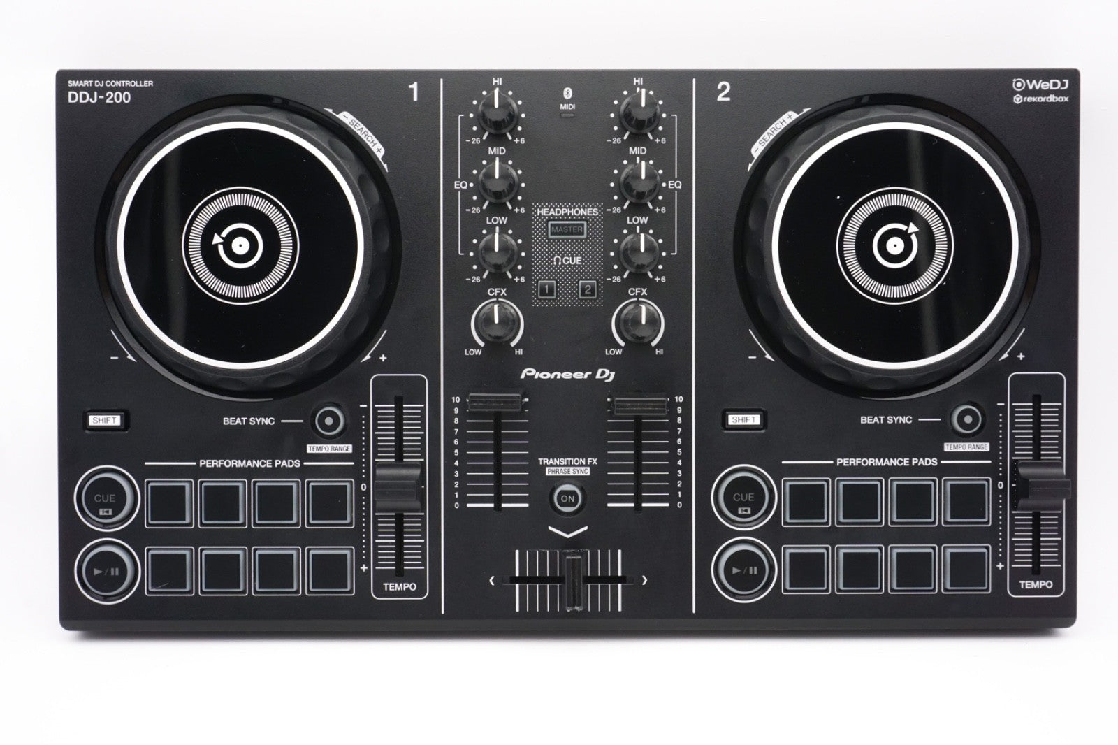 Pioneer DDJ-200 Smart DJ Controller 2-Deck Mischpult USB – Refurbished