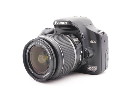 Canon EOS 450D DSLR Digitalkamera Kamera Kit EF-S 18-55mm Objektiv – Refurbished