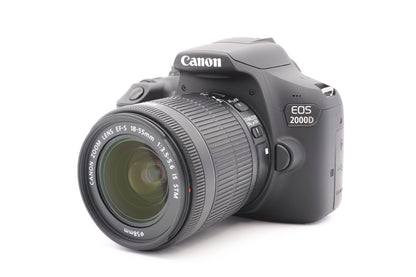 Canon EOS 2000D Digitalkamera DSLR Kamera + EF-S 18-55mm IS STM | Refurbished