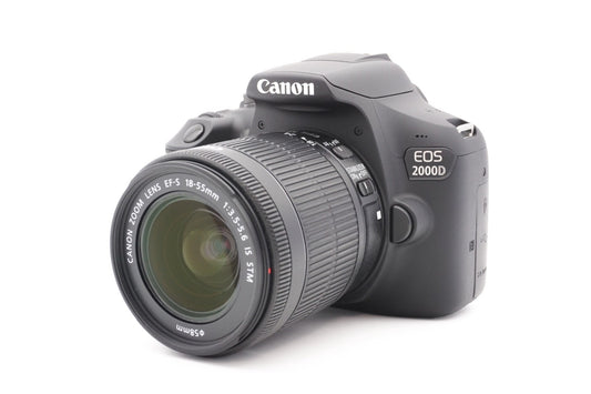 Canon EOS 2000D Digitalkamera DSLR Kamera + EF-S 18-55mm IS STM | Refurbished