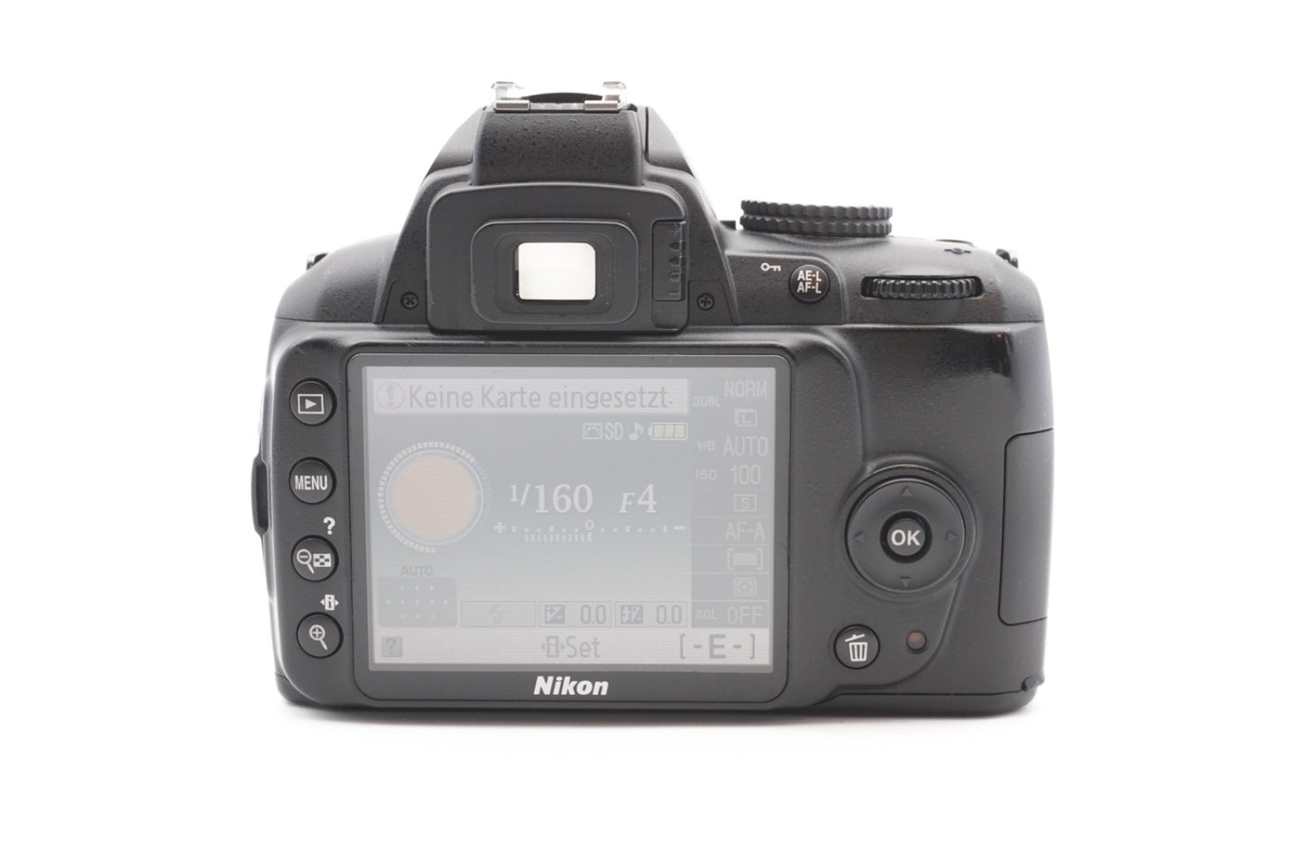 Nikon D3000 DSLR Digitalkamera Kamera Kit AF-S DX 18-55mm Objektiv – Refurbished