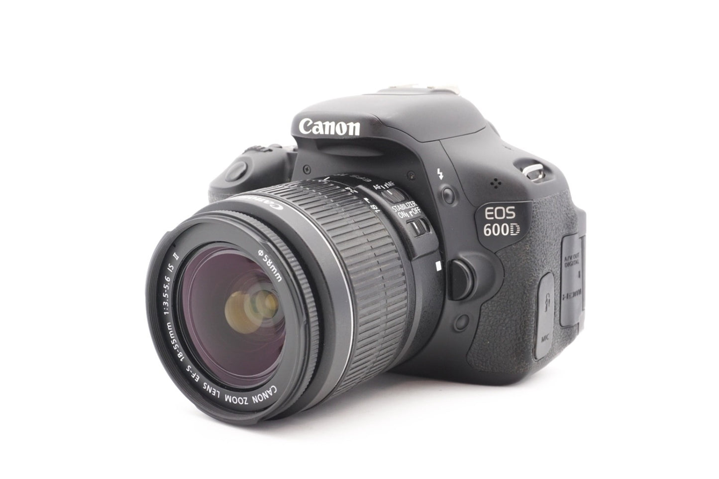 Canon EOS 600D Digitalkamera Kamera + EF-S 18-55mm IS II Objektiv | Refurbished