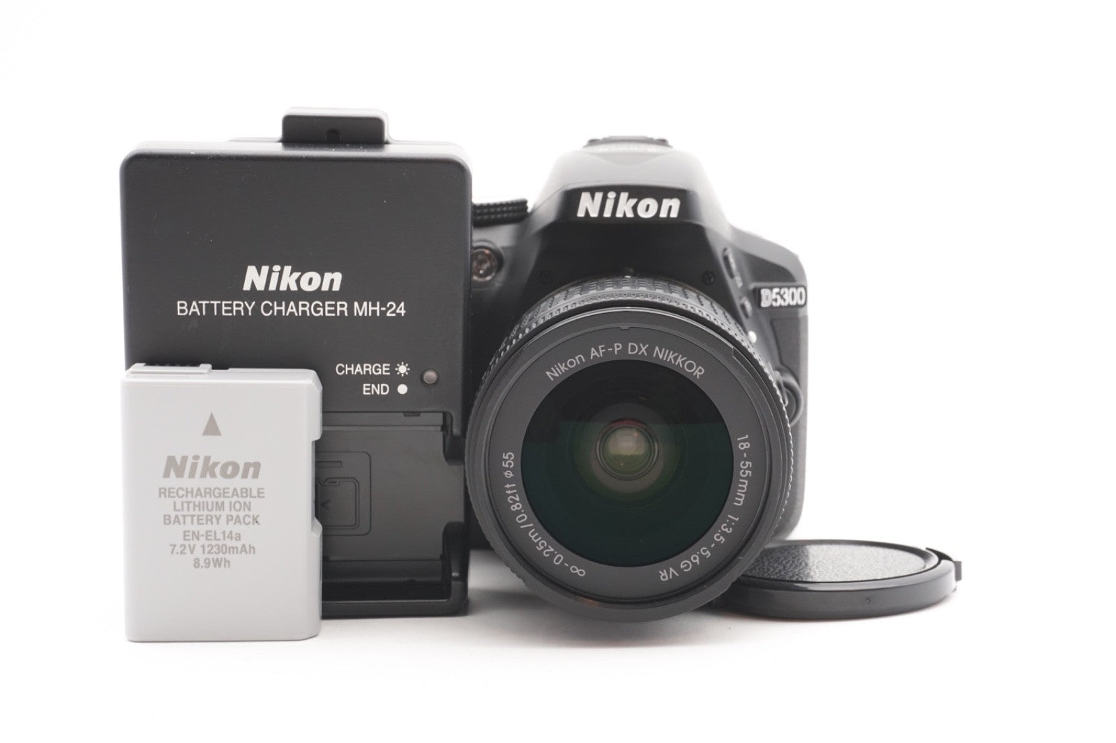Nikon D5300 Digitalkamera Spiegelreflex Kamera + AF-P 18-55mm G VR – Refurbished