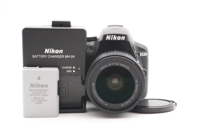 Nikon D5300 Digitalkamera Spiegelreflex Kamera + AF-P 18-55mm G VR – Refurbished