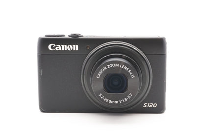 Canon PowerShot S120 Digitalkamera Kompaktkamera 5x Zoom Kamera - Refurbished