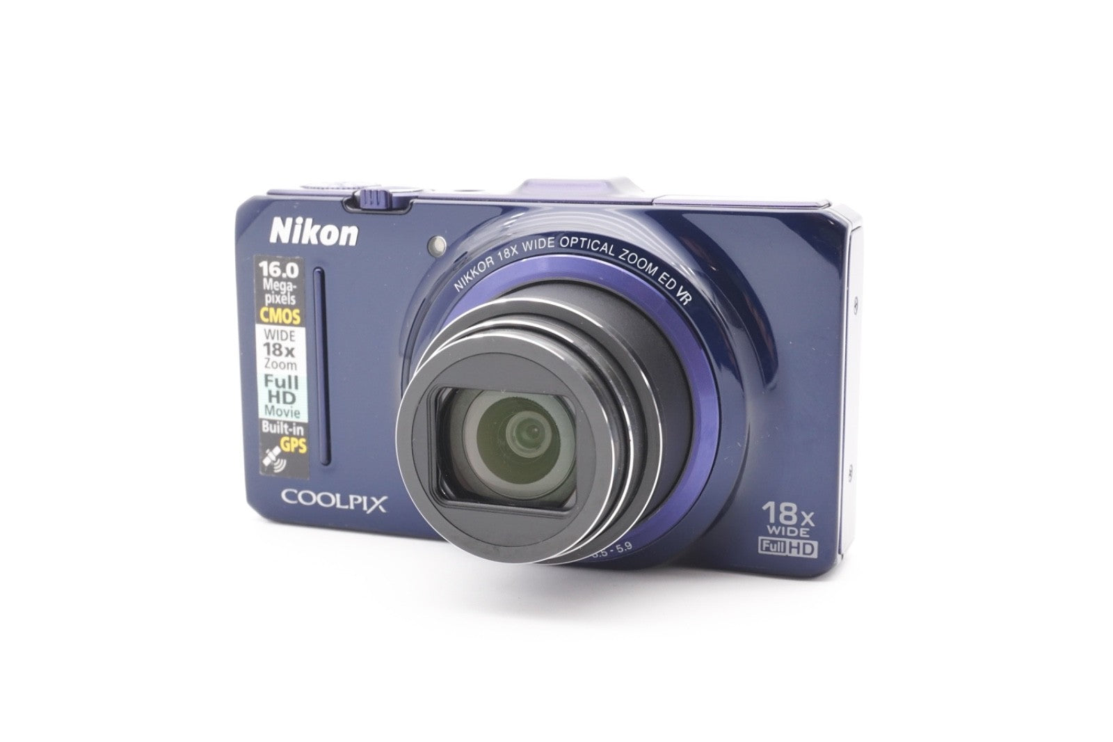 Nikon Coolpix S9300 Digitalkamera Kamera Kompaktkamera Reisezoom - Refurbished