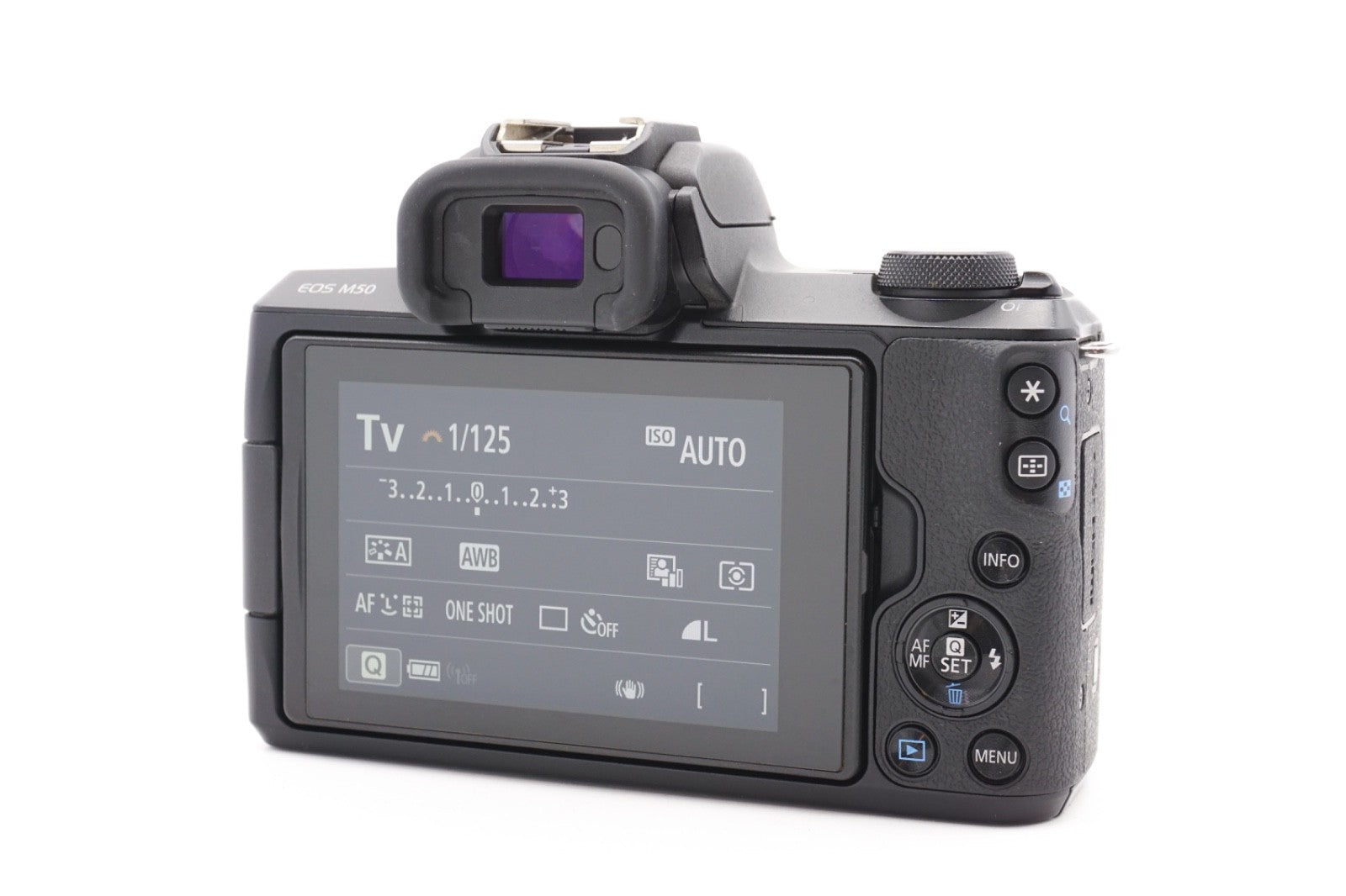 Canon EOS M50 Digitalkamera Systemkamera Kamera + EF-M 15-45mm STM – Refurbished