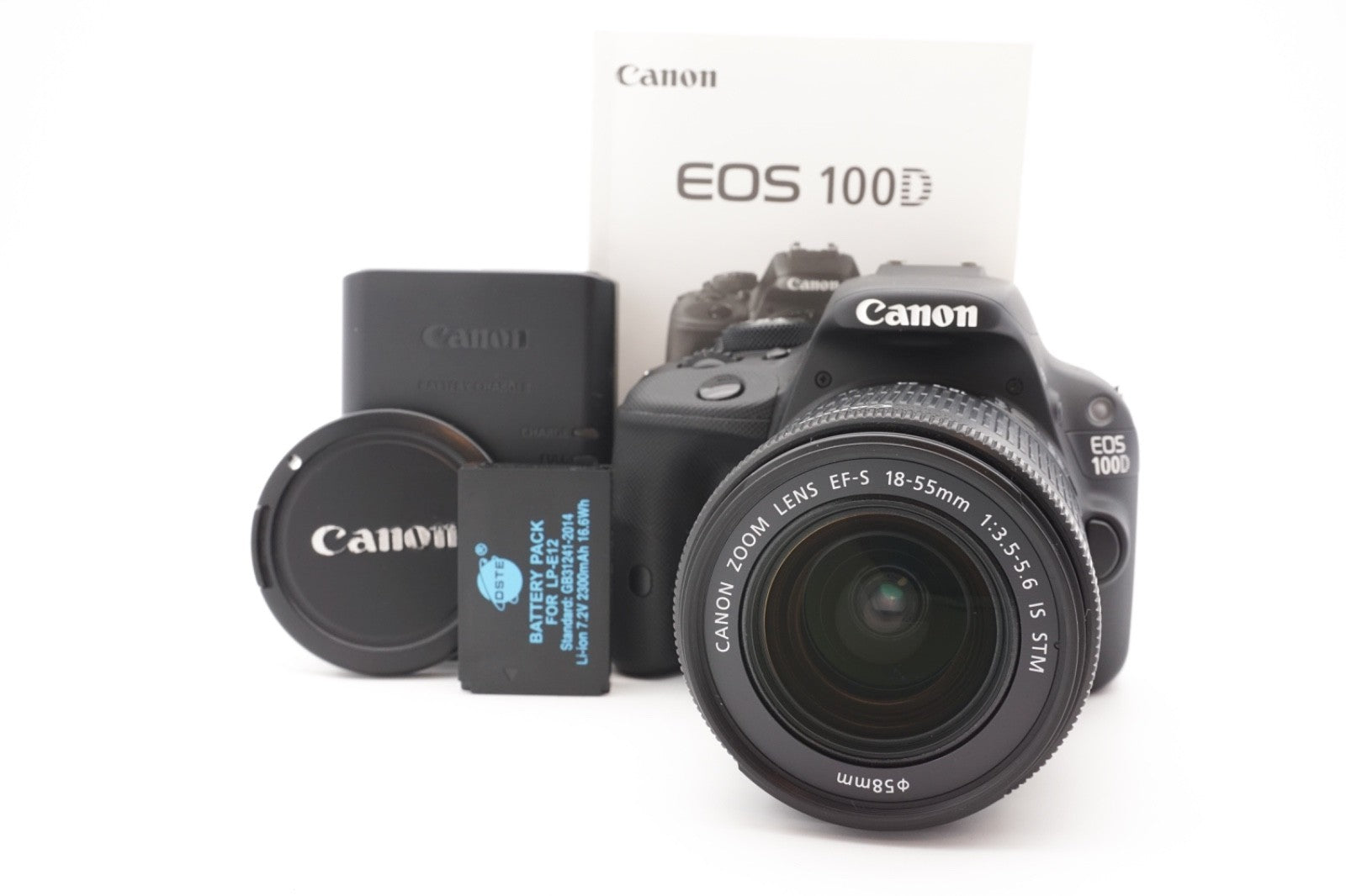 Canon EOS 100D Digitalkamera + EF-S 18-55mm IS STM Spiegelreflex – Refurbished