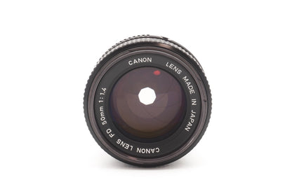 Canon FD 50mm f1.4 nFD Objektiv Prime Portrait Bokeh Lens AE-1 A-1 AV-1 T-90
