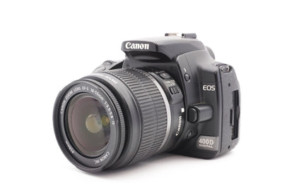 Canon EOS 400D DSLR Digitalkamera Kamera Kit EF-S 18-55mm Objektiv – Refurbished
