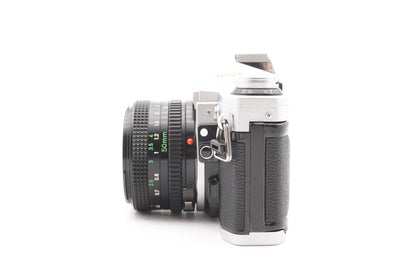Canon AE-1 Kamera + 50mm Objektiv analoge Spiegelreflexkamera SLR - Gewartet