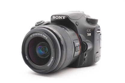 Sony Alpha A58 DSLR Kamera Kit 18-55mm - Bildstabilisator defekt – Refurbished