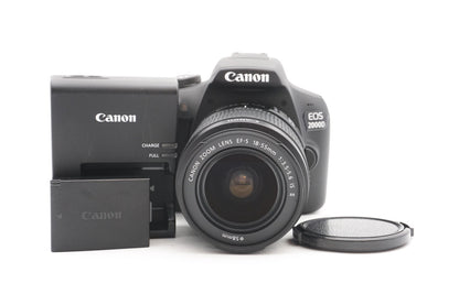 Canon EOS 2000D Digitalkamera + EF-S 18-55mm IS II Kamera DSLR | Refurbished