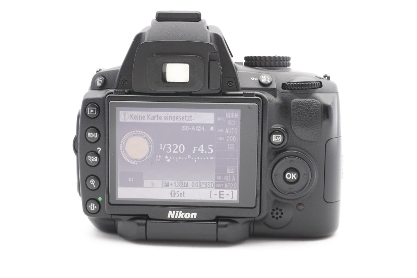 Nikon D5000 DSLR Digitalkamera Kamera Kit 18-55mm Objektiv Zoom – Refurbished