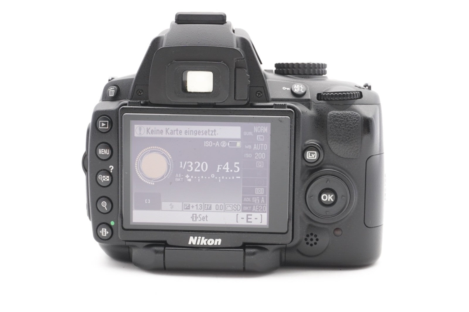 Nikon D5000 DSLR Digitalkamera Kamera Kit 18-55mm Objektiv Zoom – Refurbished