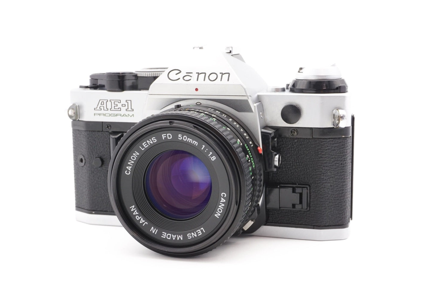 Canon AE-1 Program Kamera + 50mm Objektiv analoge Spiegelreflexkamera - Gewartet