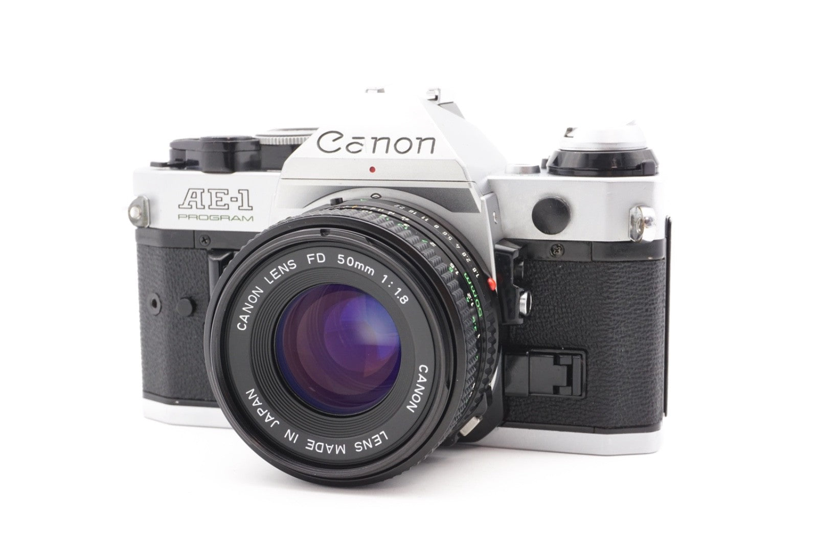 Canon AE-1 Program Kamera + 50mm Objektiv analoge Spiegelreflexkamera - Gewartet