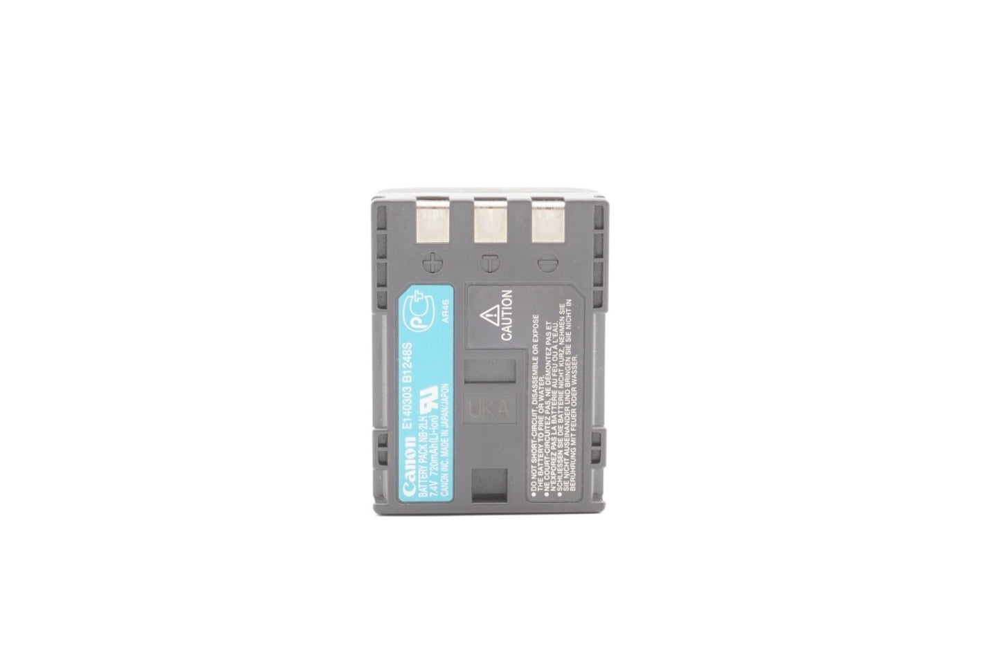 Original Akku Canon NB-2LH für EOS 350D 400D G7 G9 S30 S40 MV800 MV900 MVX300