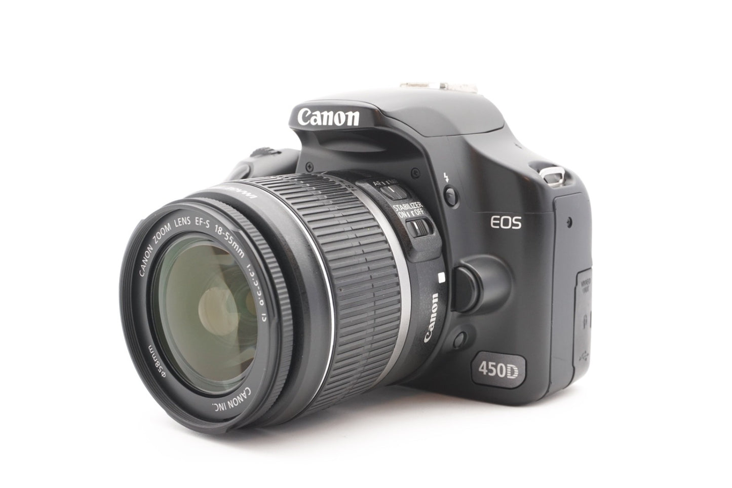 Canon EOS 450D DSLR Digitalkamera Kamera Kit 18-55mm Objektiv – Refurbished