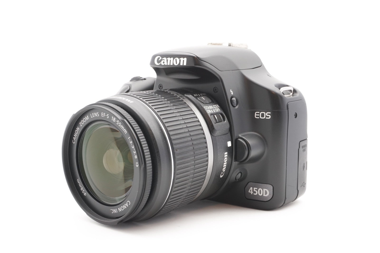 Canon EOS 450D DSLR Digitalkamera Kamera Kit 18-55mm Objektiv – Refurbished