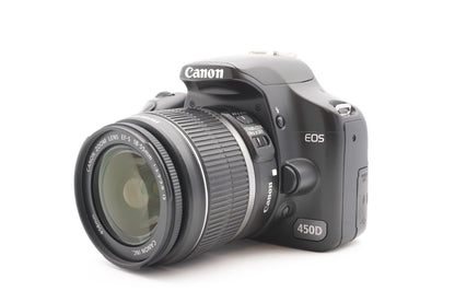 Canon EOS 450D DSLR Digitalkamera Kamera Kit 18-55mm Objektiv – Refurbished