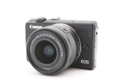 Canon EOS M100 Systemkamera Digitalkamera Kamera Kit 15-45mm Lens – Refurbished