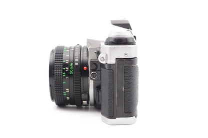 Canon AE-1 Program Kamera + 50mm Objektiv analoge Spiegelreflexkamera - Gewartet