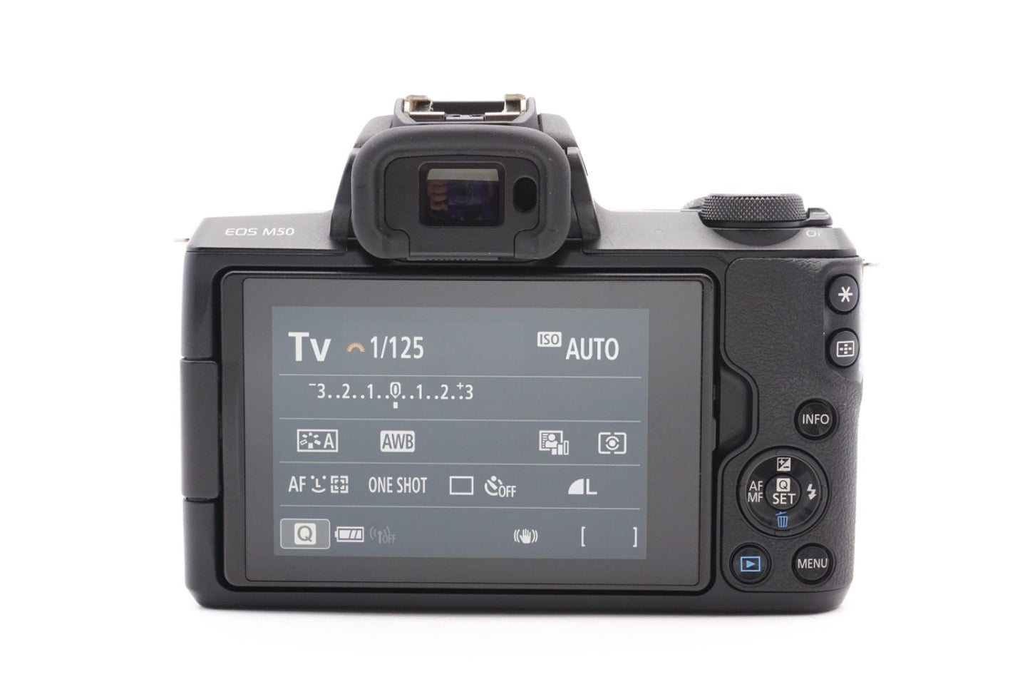 Canon EOS M50 Digitalkamera Systemkamera Kamera + EF-M 15-45mm STM – Refurbished