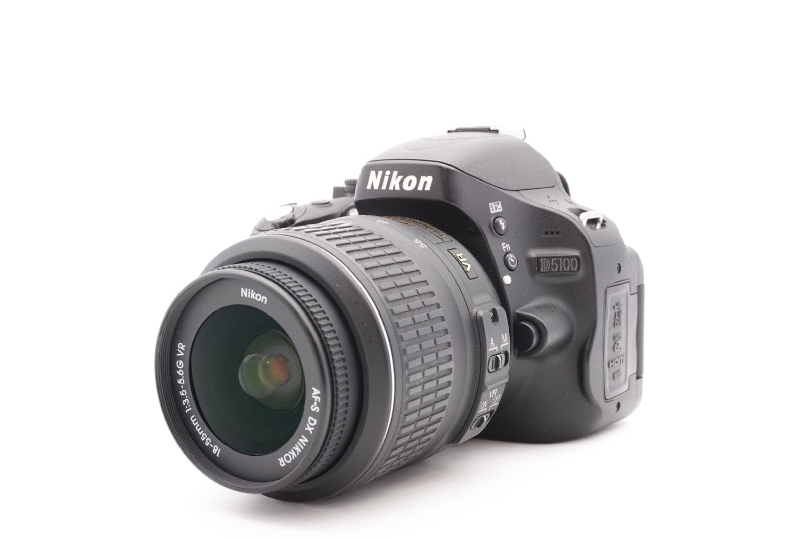 Nikon D5100 Digitalkamera + AF-S 18-55mm G VR Spiegelreflex Kamera – Refurbished