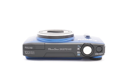 Canon PowerShot SX270 HS Kamera Digitalkamera Kompaktkamera Blau - Refurbished