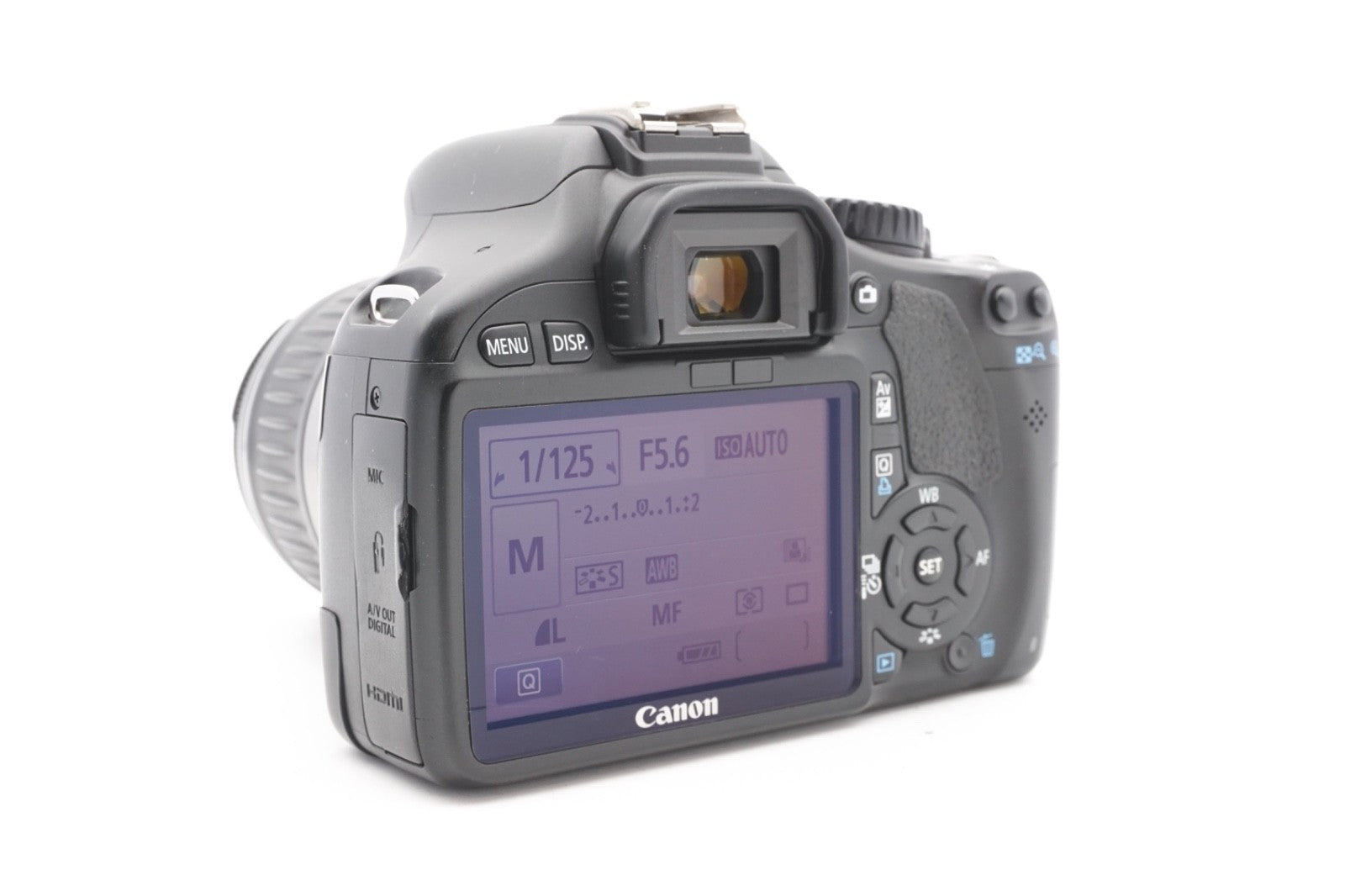 Canon EOS 550D DSLR Digitalkamera Kamera Kit 18-55mm Objektiv – Refurbished