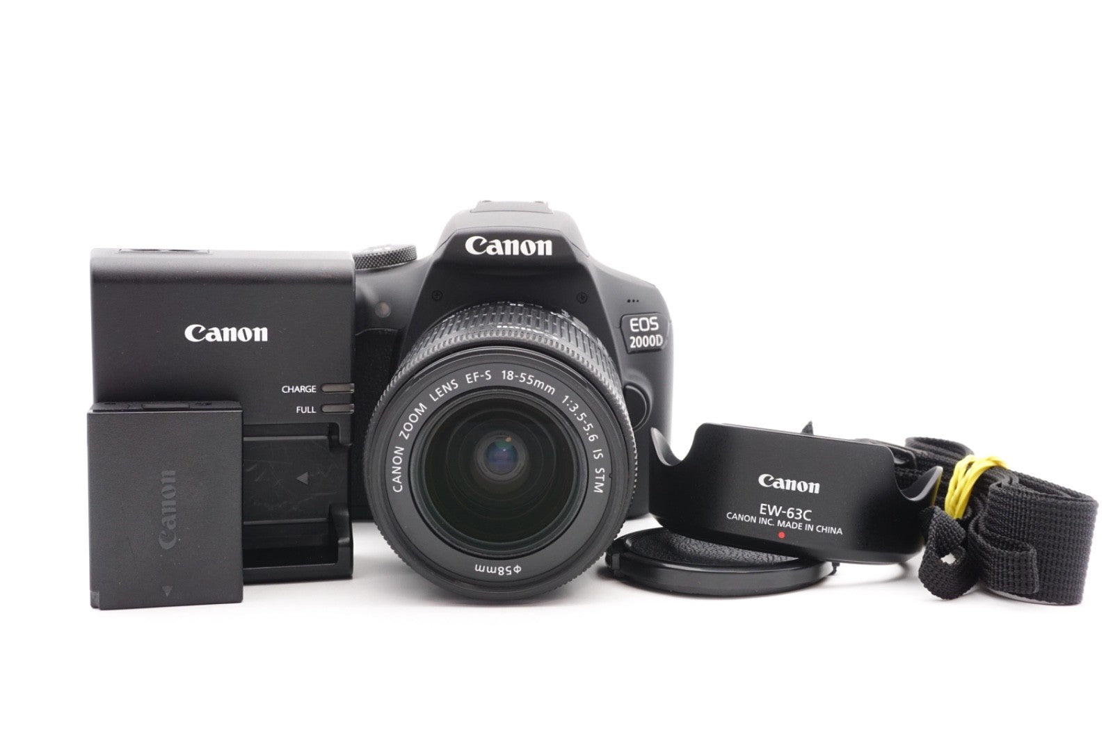 Canon EOS 2000D Digitalkamera DSLR Kamera + EF-S 18-55mm IS STM | Refurbished