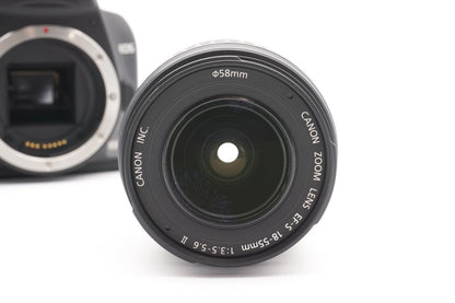 Canon EOS 1000D DSLR Digitalkamera Kamera Kit 18-55mm Objektiv – Geprüft