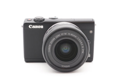 Canon EOS M100 Systemkamera Digitalkamera Kamera Kit 15-45mm Lens – Refurbished