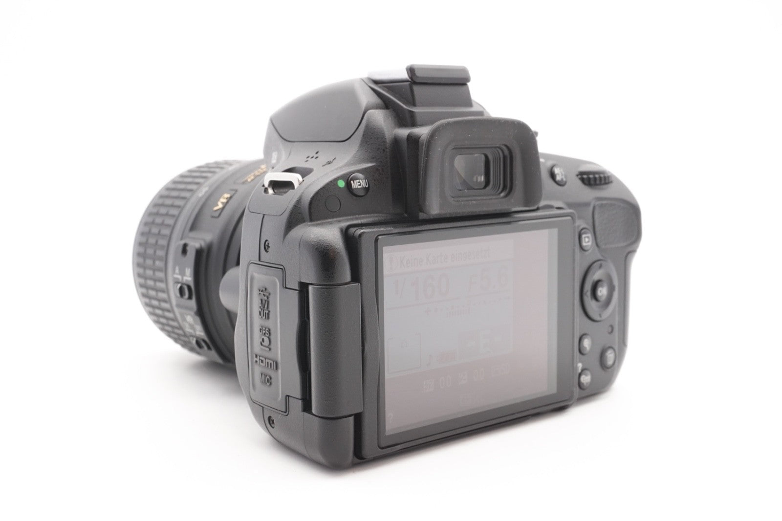 Nikon D5100 DSLR Digitalkamera Kamera Kit 18-55mm Objektiv – Refurbished