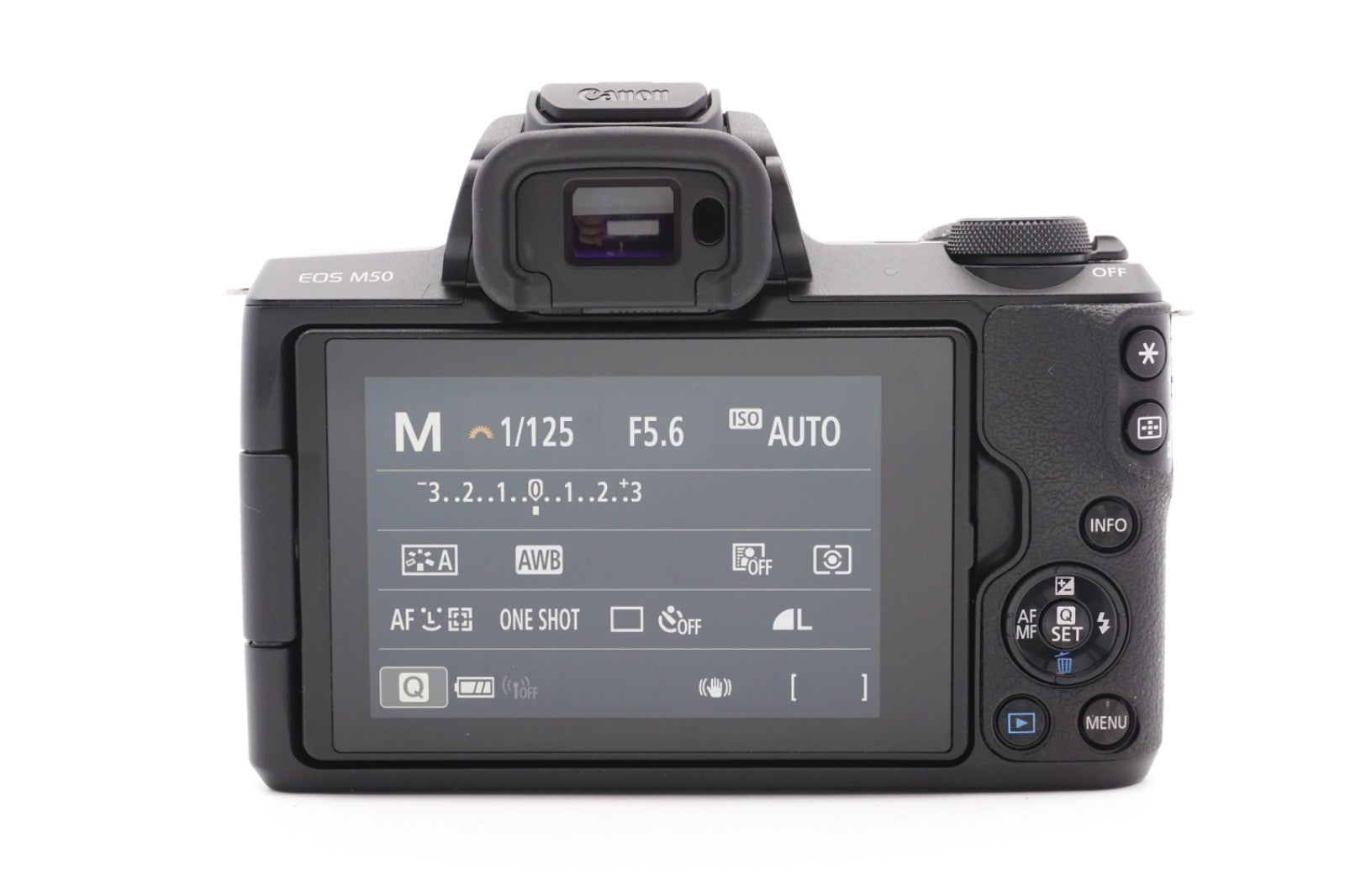 Canon EOS M50 Digitalkamera Systemkamera Kamera + EF-M 15-45mm STM – Refurbished