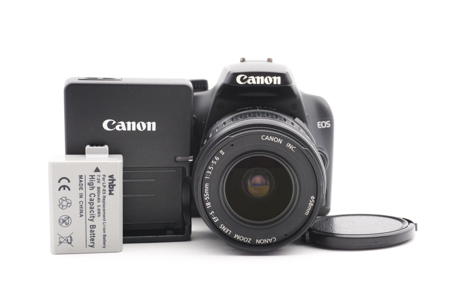 Canon EOS 1000D Digitalkamera Spiegelreflex Kamera DSLR EF-S 18-55mm II Objektiv