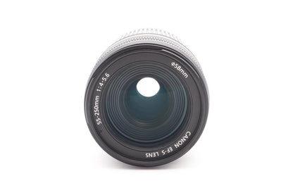 Canon EF-S 55-250mm f4-5.6 IS Zoom Objektiv Tele Lens EOS | Refurbished