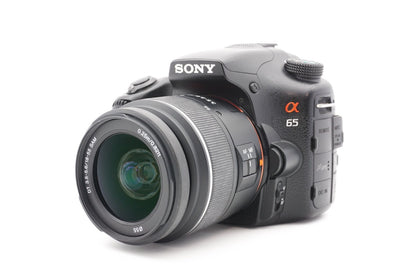 Sony Alpha A65 Digitalkamera DSLR Kamera + Sony A 18-55mm SAM Kit | Refurbished