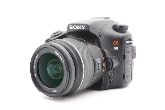 Sony Alpha A65 Digitalkamera DSLR Kamera + Sony A 18-55mm SAM Kit | Refurbished