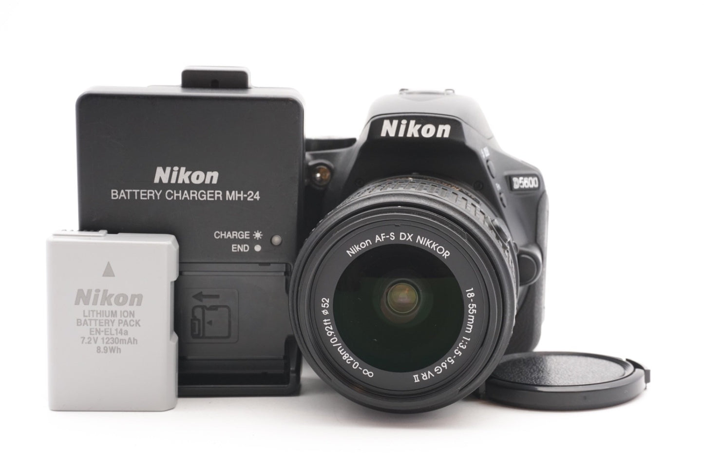 Nikon D5600 DSLR Digitalkamera Kamera Kit 18-55mm Objektiv – Refurbished