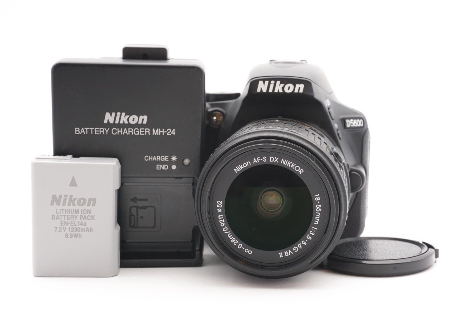 Nikon D5600 DSLR Digitalkamera Kamera Kit 18-55mm Objektiv – Refurbished