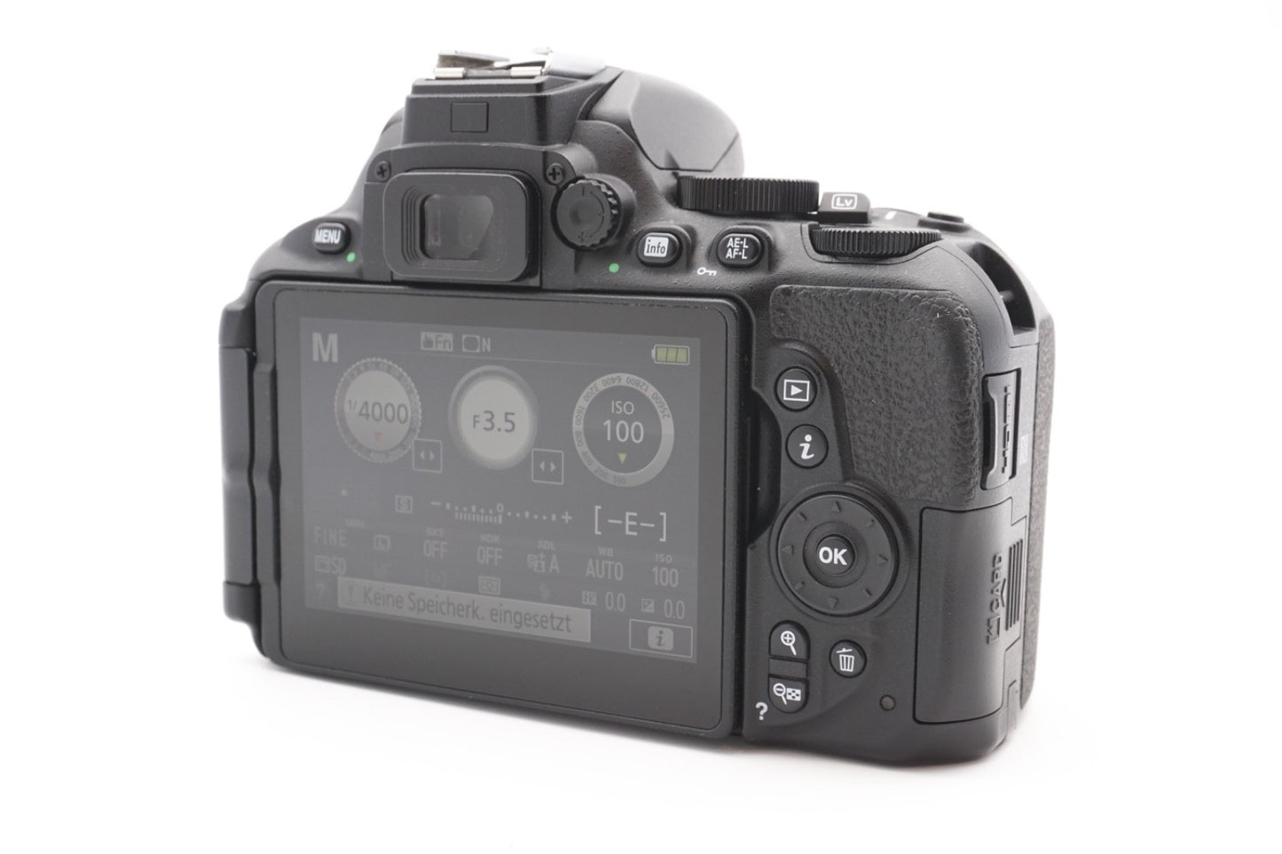 Nikon D5600 DSLR Digitalkamera Kamera Kit 18-55mm Objektiv – Refurbished