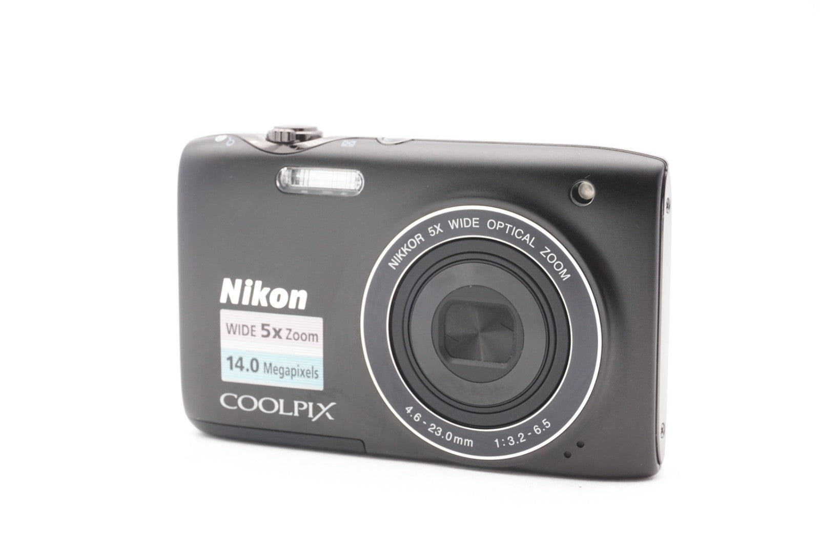 Nikon Coolpix S3100 Digitalkamera 14MP Kamera Schwarz Kompaktkamera Refurbished