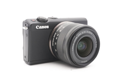 Canon EOS M100 Systemkamera Digitalkamera Kamera Kit 15-45mm Lens – Refurbished